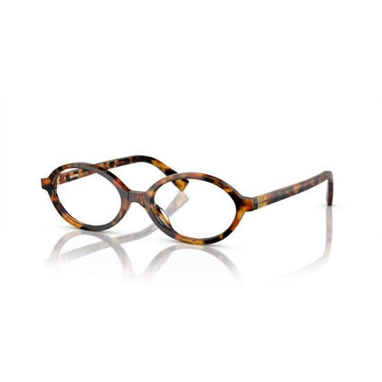 26SS 미우미우 안경 0Mu 01Xv 아세테이트 타원형 프레임 - MIU MIU