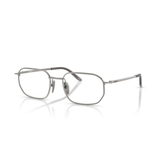 26SS 프라다 안경 0Pr D51v 기하학적 둥근 금속 프레임 안경 - PRADA