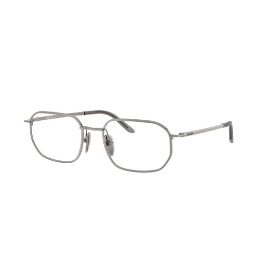 26SS 프라다 안경 0Pr D51v 기하학적 둥근 금속 프레임 안경 - PRADA