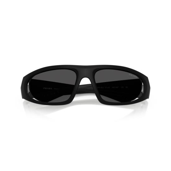 26SS 프라다 선글라스 0Ps B03s 랩어라운드 디자인 블랙 - PRADA