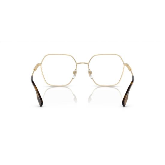 26SS 버버리 안경 0Be1381 스퀘어 골드 마감 스틸 안경 - BURBERRY