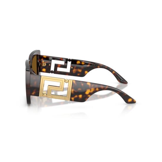 26SS 베르사체 선글라스 0Ve4505u 직사각형 호피무늬 - VERSACE