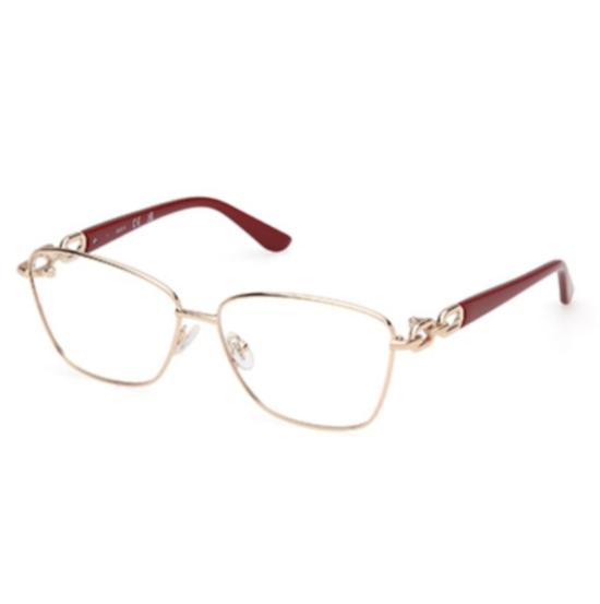  게스 안경 Gu50179 직사각형 금속 안경