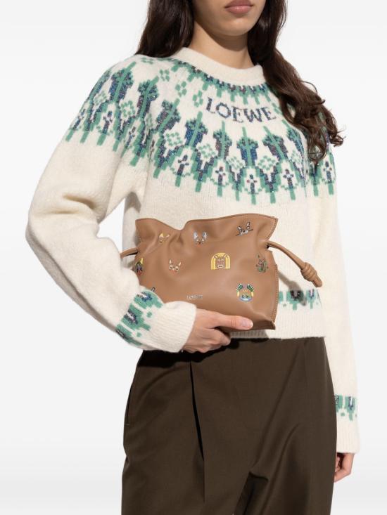 26SS 로에베 클러치/파우치 A411FC2 XAC9579 Marrone chiaro - LOEWE