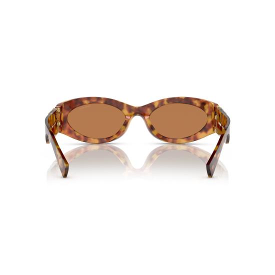 26SS 미우미우 선글라스 0Mu 11Ws 타원형 호피무늬 - MIU MIU
