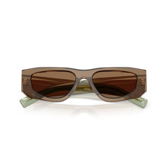 26SS 프라다 선글라스 0Pr B19s 반투명 브라운 아세테이트 - PRADA