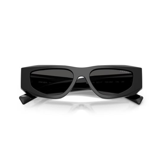 26SS 프라다 선글라스 0Pr B19s 각진 블랙 프레임 - PRADA