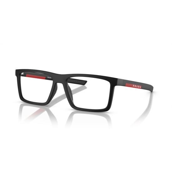 26SS 프라다 선글라스 0Ps 02Qv 직사각형 검정색 나일론 안경 - PRADA