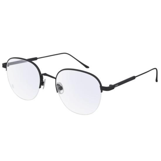  까르띠에 안경 CT0164O 무광 블랙 티타늄 프레임 안경