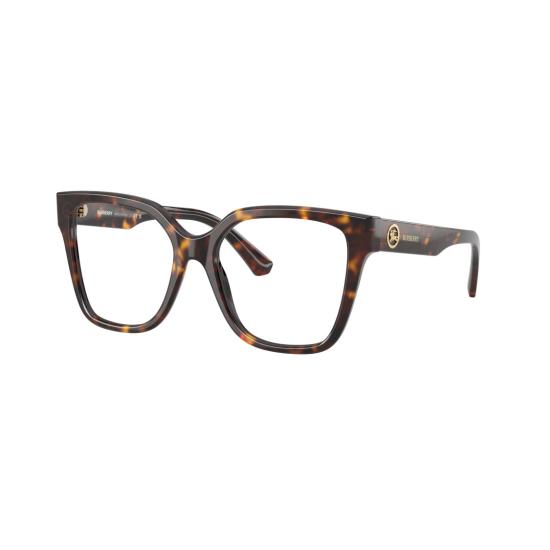 26SS 버버리 안경 0Be2443 오버사이즈 호피무늬 아세테이트 안경 - BURBERRY