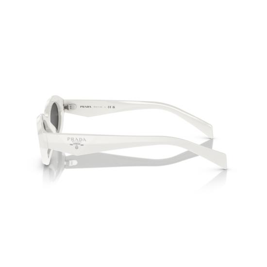 26SS 프라다 선글라스 0Pr 26Zs 타원형 화이트 아세테이트 - PRADA