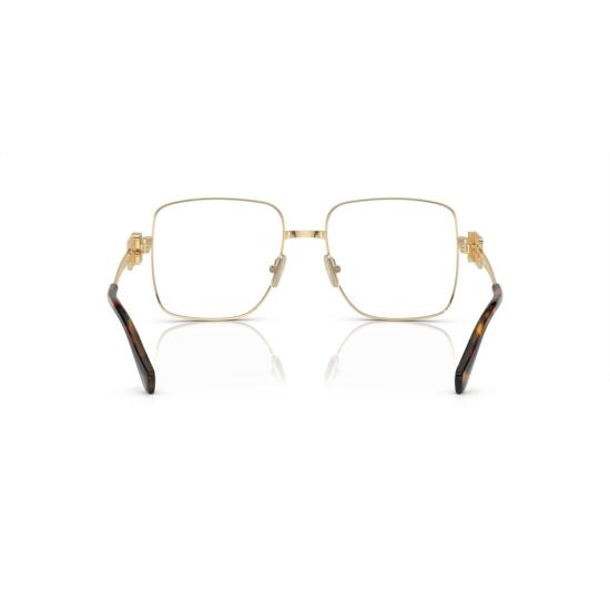 26SS 미우미우 안경 0Mu 51Xv 사각형 금속 프레임 - MIU MIU