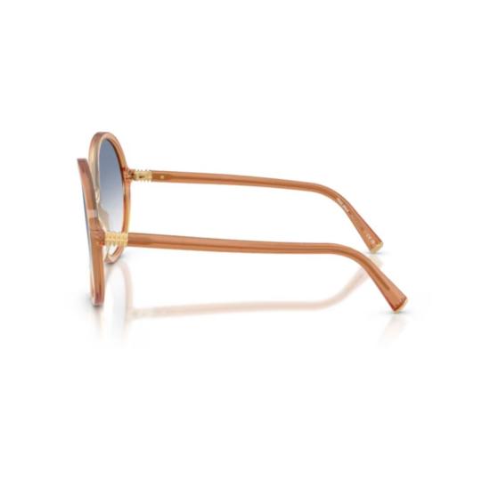 26SS 미우미우 선글라스 0Mu B02s 그라데이션 블루 틴트 원형 - MIU MIU