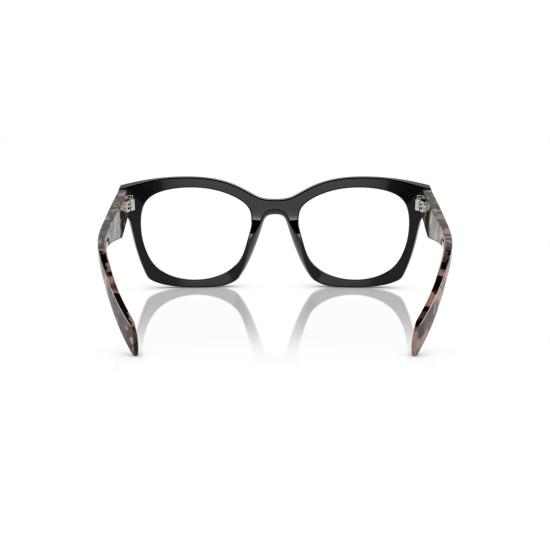 26SS 프라다 안경 0Pr A05v 스퀘어 블랙 아세테이트 - PRADA