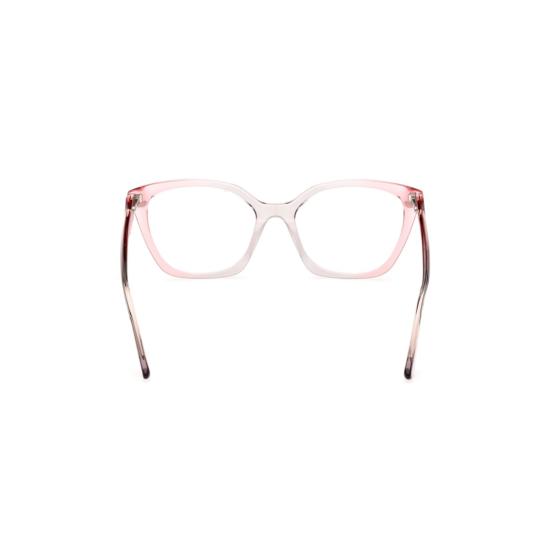  게스 안경 Gu2965 55074 반투명 핑크 사각 프레임 안경 - GUESS