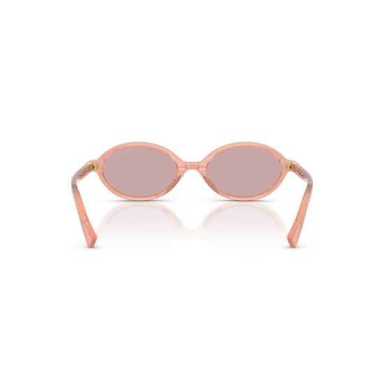 26SS 미우미우 선글라스 0Mu 04Zs 반투명 아세테이트 타원형 - MIU MIU