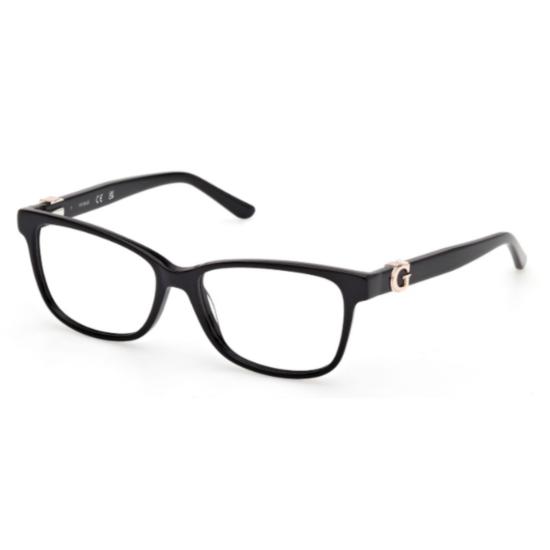  게스 안경 Gu50227 직사각형 검정색 아세테이트 안경