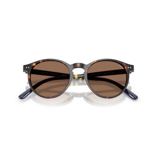 26SS 폴로 랄프로렌 선글라스 0Ph4236 둥근 호피무늬 아세테이트 - POLO RALPH LAUREN