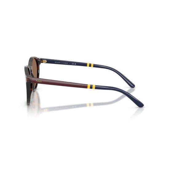 26SS 폴로 랄프로렌 선글라스 0Ph4236 둥근 호피무늬 아세테이트 - POLO RALPH LAUREN