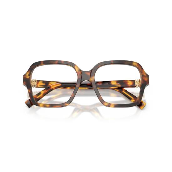 26SS 미우미우 안경 0Mu 03Yv 오버사이즈 호피무늬 - MIU MIU