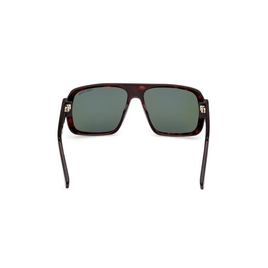 25FW 톰포드 선글라스 Ft1101 오버사이즈 호피무늬 사각 - TOMFORD