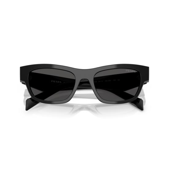 26SS 프라다 선글라스 0Pr B09s 볼드 직사각형 프레임 블랙 아세테이트 - PRADA