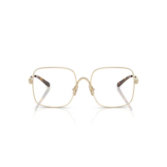 26SS 미우미우 안경 0Mu 51Yv 스퀘어 프레임 골드 메탈