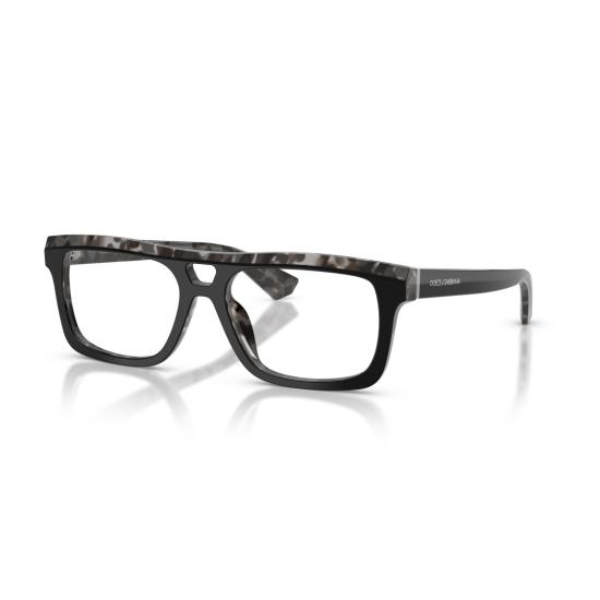 26SS 돌체앤가바나 안경 0Dg3431 볼드한 직사각형 프레임 안경 - DOLCE & GABBANA