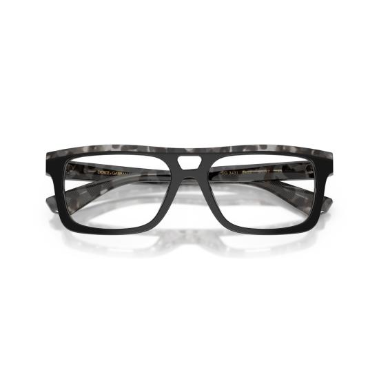 26SS 돌체앤가바나 안경 0Dg3431 볼드한 직사각형 프레임 안경 - DOLCE & GABBANA