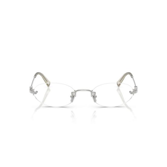 26SS 미우미우 안경 0Mu 53Wv 무테 타원형 안경