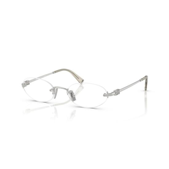 26SS 미우미우 안경 0Mu 53Wv 무테 타원형 안경 - MIU MIU