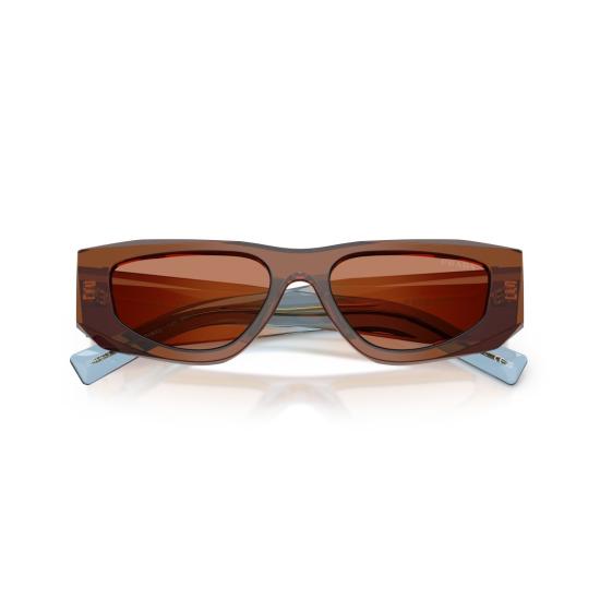 26SS 프라다 선글라스 0Pr B19s 반투명 브라운 각진 - PRADA