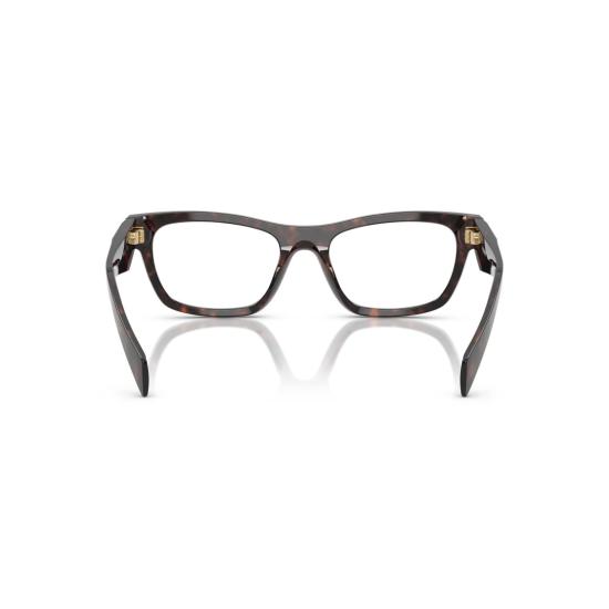 26SS 프라다 선글라스 0Pr B01v 직사각형 거북이 등껍질 무늬 아세테이트 안경 - PRADA