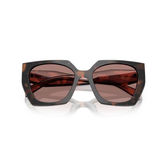 26SS 프라다 선글라스 0Pr 15Ws 볼드 오버사이즈 호피무늬 프레임 - PRADA