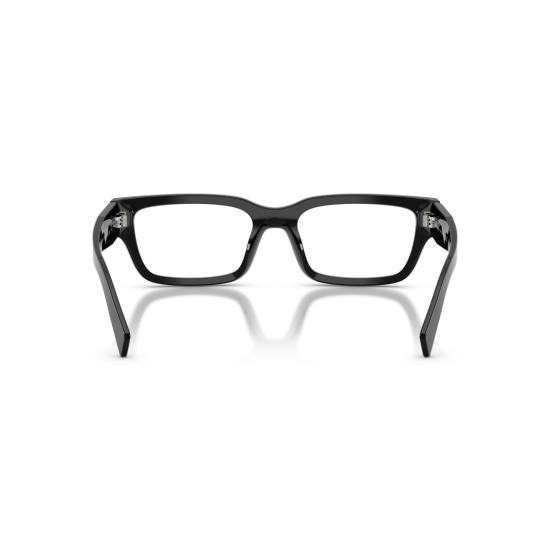 26SS 프라다 안경 0Pr C02v 직사각형 블랙 아세테이트 - PRADA