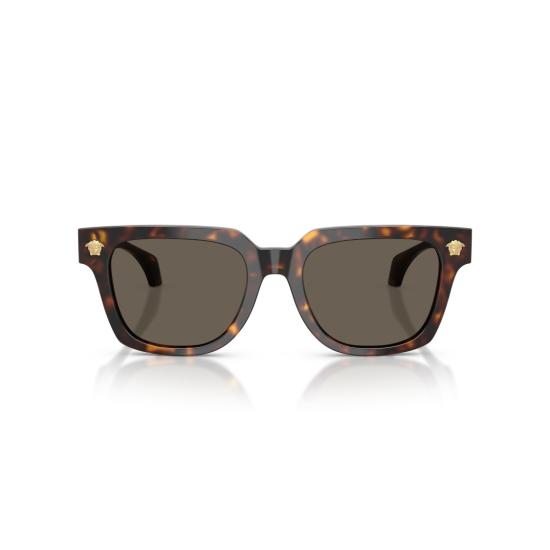 26SS 베르사체 선글라스 0Ve4510u 볼드 스퀘어 호피무늬