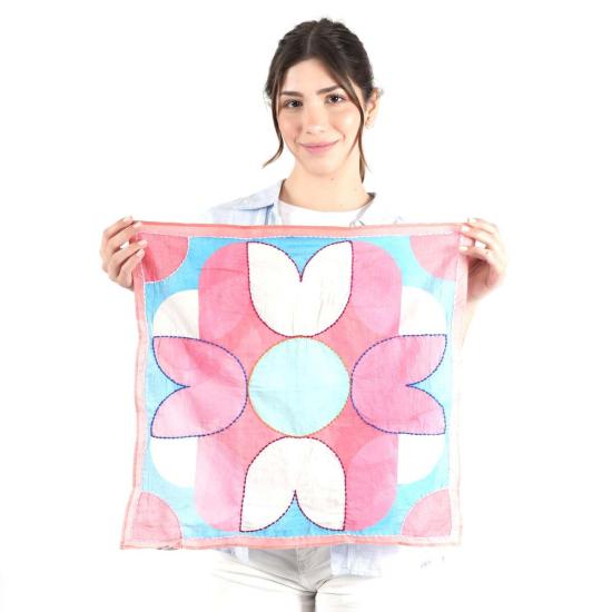  비스마야 머플러/스카프 프리즘 플라워 반다나 레드 - VISMAYA