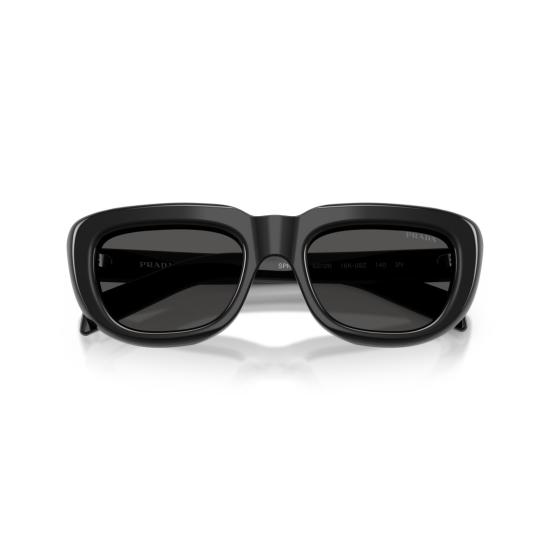 26SS 프라다 선글라스 0Pr D07s 직사각형 블랙 아세테이트 - PRADA