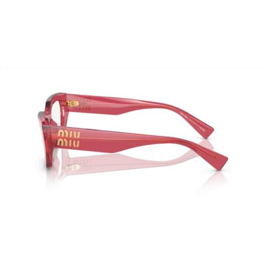 25FW 미우미우 안경 03Xv 비스타 각진 직사각형 아세테이트 - MIU MIU