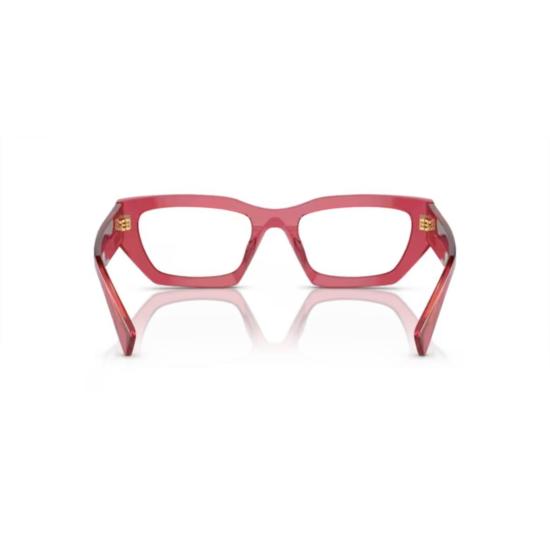 25FW 미우미우 안경 03Xv 비스타 각진 직사각형 아세테이트 - MIU MIU