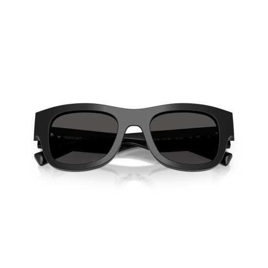 26SS 돌체앤가바나 선글라스 0Dg4509 볼드한 직사각형 블랙 아세테이트 - DOLCE & GABBANA