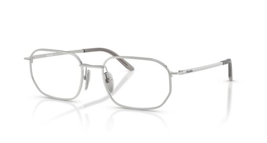 26SS 프라다 안경 0Pr D51v 기하학적 금속 프레임 안경 - PRADA