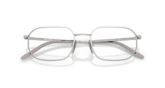 26SS 프라다 안경 0Pr D51v 기하학적 금속 프레임 안경 - PRADA