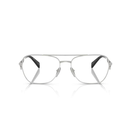 26SS 프라다 선글라스 0Pr B50v 직사각형 실버톤 메탈