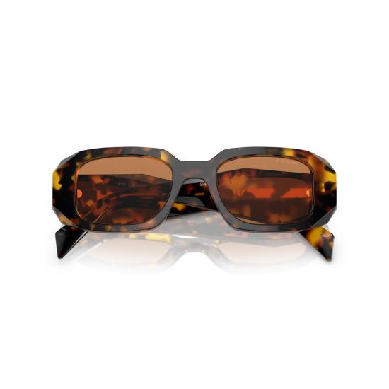 26SS 프라다 선글라스 0Pr 17Ws 기하학적 직사각형 호피무늬 - PRADA