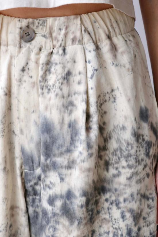  로렌 마누지안 팔라초 팬츠 로렌 마누기안 핸드페인팅  내추럴 - LAUREN MANOOGIAN