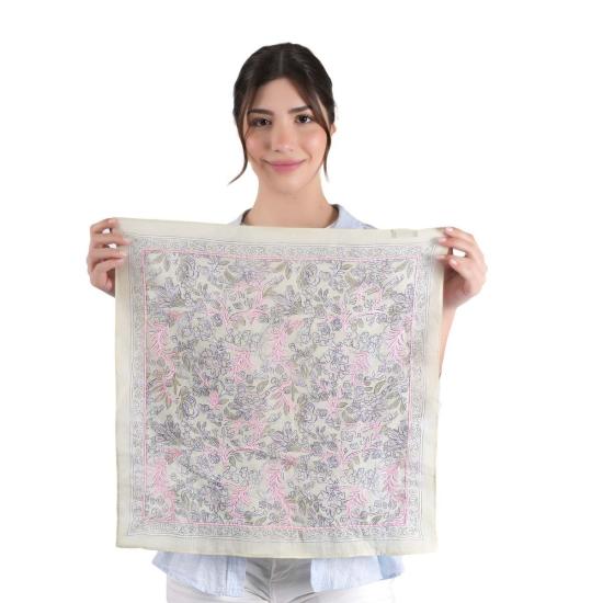  비스마야 머플러/스카프 Vismaya Jardin 반다나 오트밀 - VISMAYA