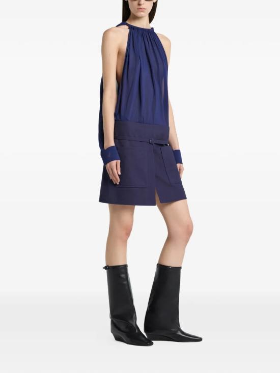 26SS 쿠레쥬 숏 스커트 226CJU368CO01347062 Blue - COURREGES