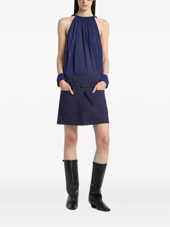 26SS 쿠레쥬 숏 스커트 226CJU368CO01347062 Blue - COURREGES