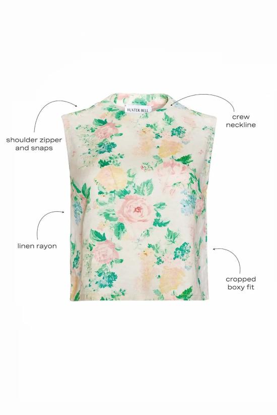  헌터 벨 민소매 티셔츠 매닝 탑 - HUNTER BELL